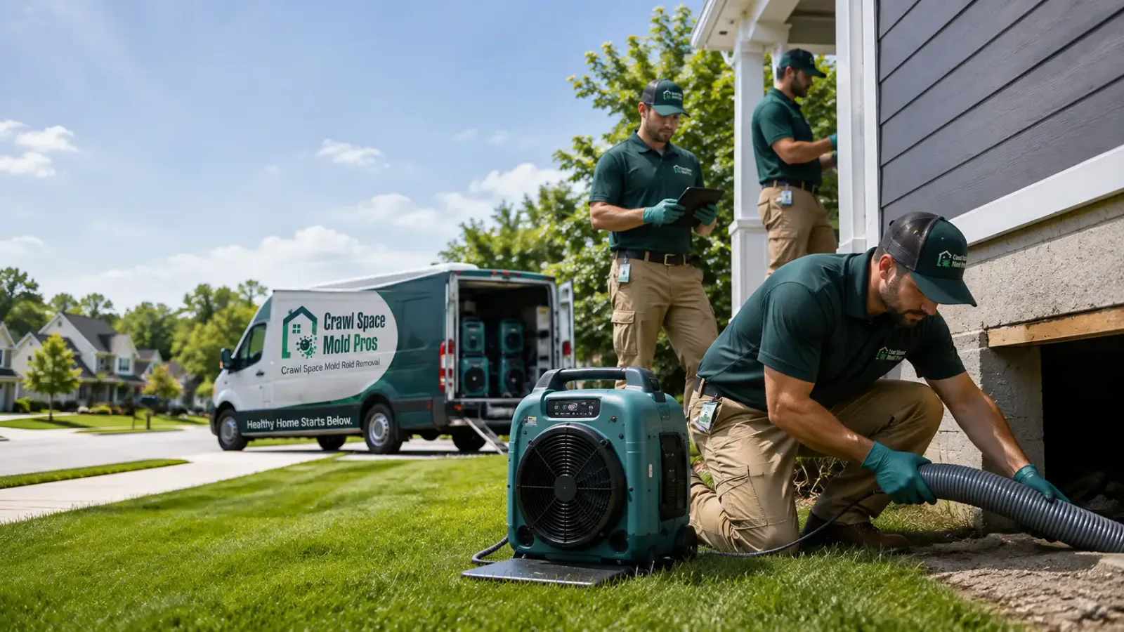Crawl Space Mold Removal in Windom, KS